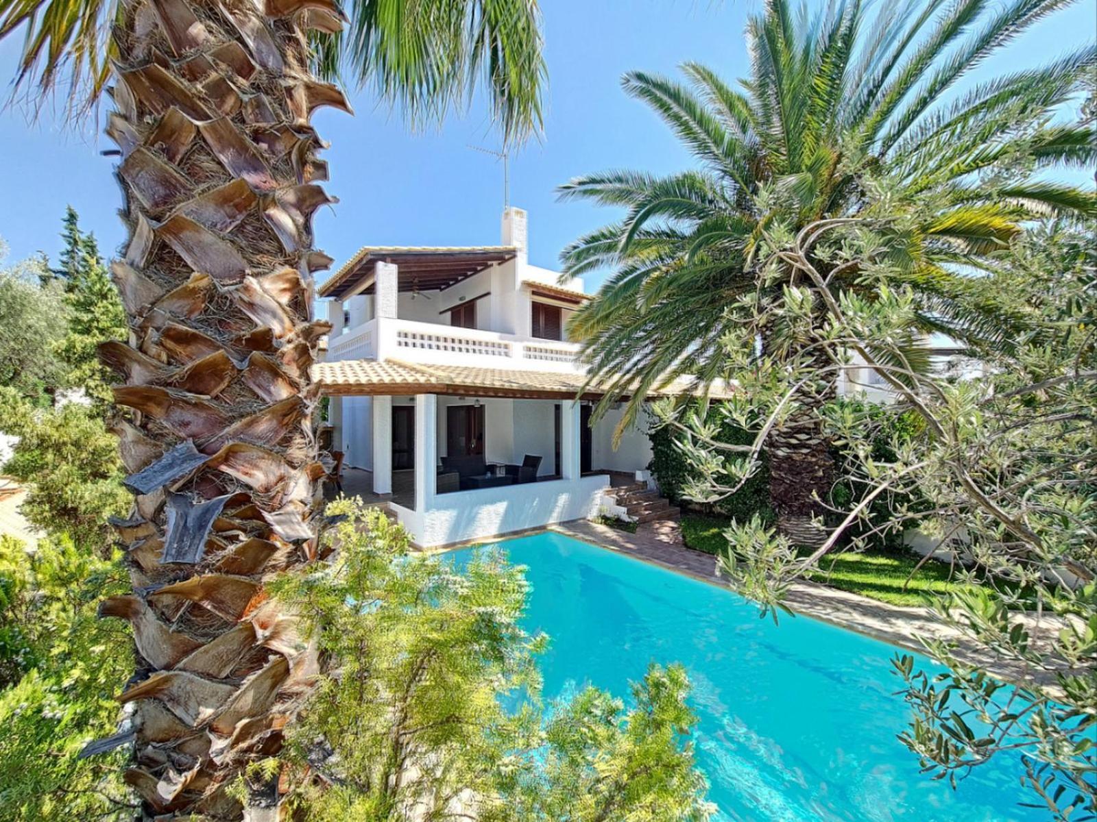 Rvg Villa Amy With A Pool In Porto Hydra Thermisia Exterior photo